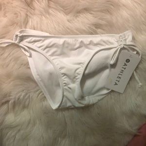ATHLETA white bikini bottoms